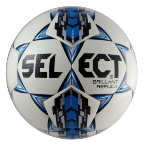 Мяч футбольный №5 Select Brillant Replica сине-серый 01590