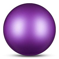 Мяч для художественной гимнастики 19 см фиолетовый IN329 03083