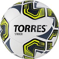 Мяч футбольный №5 Torres Striker  бело-серо-желтый 321035