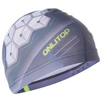 Шапочка для плавания lycra Onlitop серая 3242951