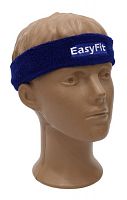 Повязка для головы махровая синий EasyFit 03579