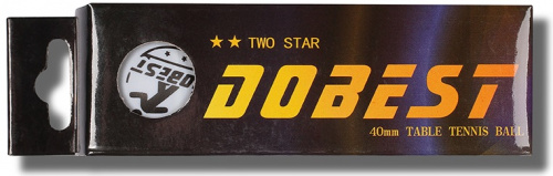 Мячик для пинг-понга 2* - 1 шт белый Dobest 01-BA 20295 20292