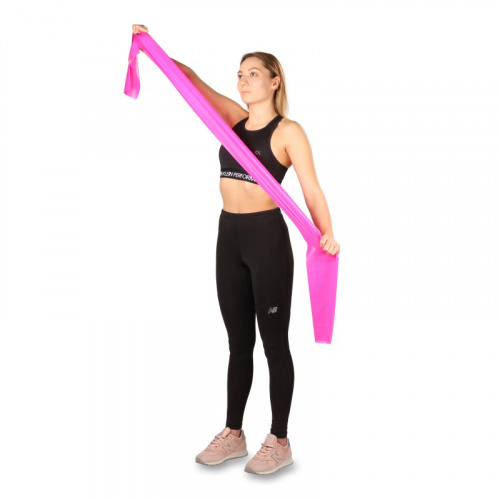 Эспандер (лента) для пилатеса 1,5 м*0,15 м*0,45 мм 97627 Medium красный 17617 фото 6