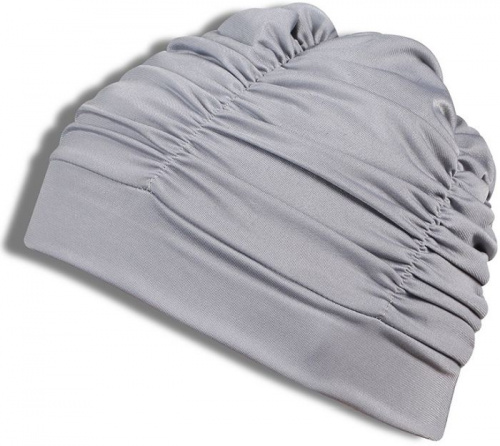 Шапочка для плавания для душа (с драпировкой) Lyc серый SM-092 03185