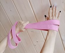 Эспандер-кольцо замкнутое 2,08м х 1,0мм х 3 см розовый 12 кг IN341 03548-2 996986