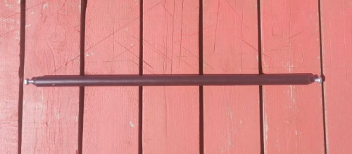 Перекладина для турника или шведской стенки d-28 мм черная 996273