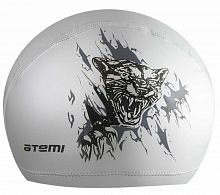 Шапочка для плавания PU Coated PU 304 серебро 01456