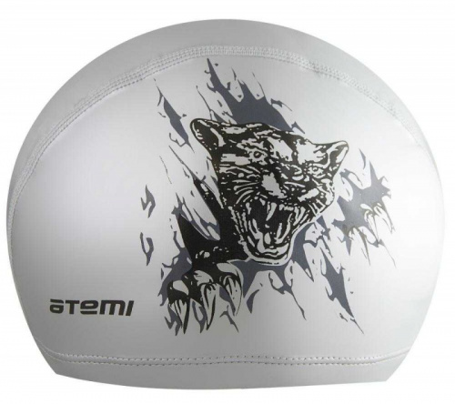 Шапочка для плавания PU Coated PU 304 серебро 01456