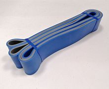 Эспандер-кольцо замкнутое 2,08м х 4,5мм х 4,5 см сине-серый 55 кг "Растяжка" 996027