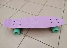 Скейтборд 22х6" Пениборд Vinca Sport сиреневый 998627