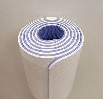 Коврик для йоги 0,6х61х183 см белый-голубой TPE Yoga mat 00756-65