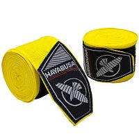 Бинты боксерские 3 м х/б + эластан желтый Hayabusa 04638