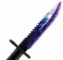 Макет ножа Штык-нож фанера М9 V2 6 мм Цифровой взрыв Digital burst Standoff 00642