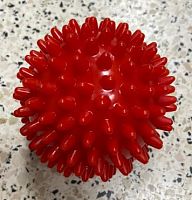Мяч массажный 09 см (шарик) средней мягк красный ММ9 998882