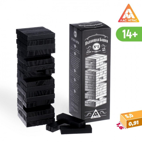 Игра Башня падающая Баланс, аналог Дженга (Jenga) №1 4571708 фото 2