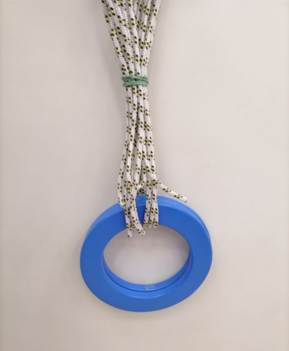 Кольца гимнастические дерево голубой 16 см 998253 Кольца гимнастические дерево голубой 16 см 998253