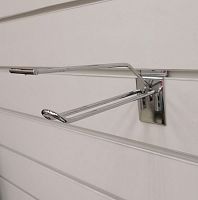 Крючок на эконом-панель двойной с ценникодержателем 15 см 996122