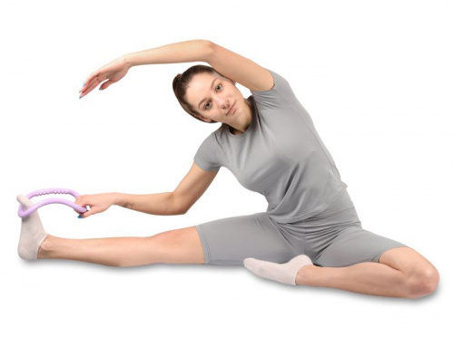 Кольцо для растяжки (стретчинга) IN308 21,5*11,5 см сиреневый 02898 фото 2