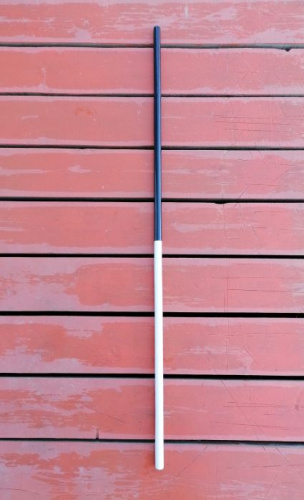 Палка гимнастическая деревянная 1,2 м d 22-25 мм черно-белая 997370 фото 2 Палка гимнастическая деревянная 1,2 м d 22-25 мм черно-белая 997370 фото 2