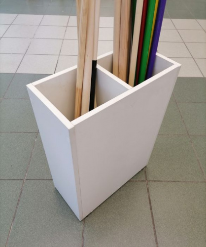 Накопитель напольный двойной для хранения палок и спортинвентаря 61х44х21 см 996278