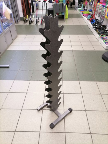 Стойка для гантелей на 21 шт (35х37 см, выс-122 см) Елочка 996853