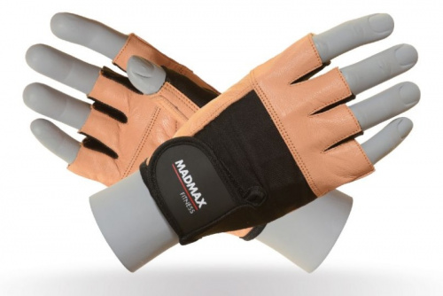 Перчатки мужские M Fitness MFG444 коричневый MadMax 997195
