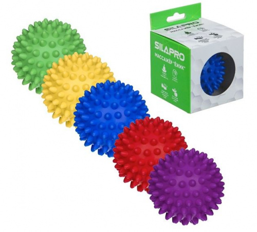 Мяч массажный 07 см мягкий "Ёжик" Silapro зеленый 995918 фото 2 Мяч массажный 07 см мягкий "Ёжик" Silapro зеленый 995918 фото 2