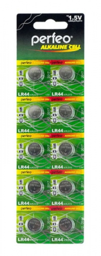 Батарейка LR44 1 шт Perfeo (10 шт/уп) 998281