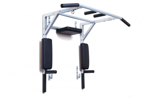 Турник-брусья (3 в 1) настенные 2 высоты ДТ (серый) 998203 Турник-брусья (3 в 1) настенные 2 высоты ДТ (серый) 998203