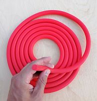 Эспандер (труба цельная латекс) 3 м, 16 мм красный 03205