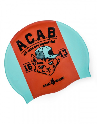Шапочка для плавания A.C.A.B. turquoise (бирюзовый) силикон