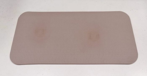 Коврик для йоги под коленки 33,5х16,5 см розовый 995631