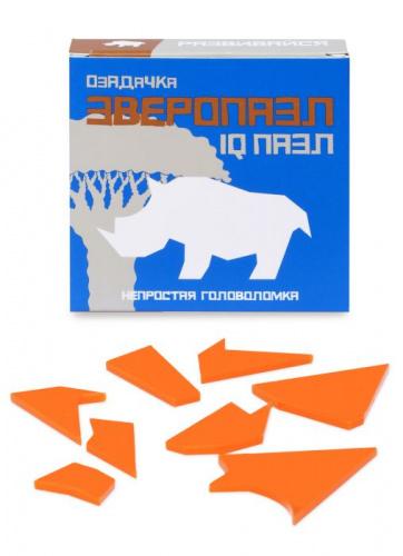 Головоломка Пазл (IQ-пазл) Озадачка "Носорог" 22823