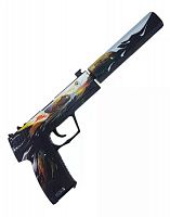 Макет Пистолета с глушителем (резинкострел) USP Рыбы Pisces 00228