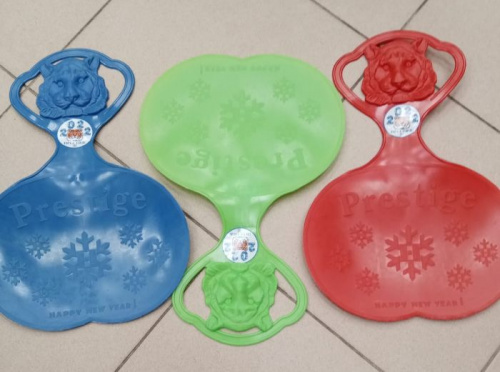 Санки-ледянки 480 мм Новогодние 2022 год "Тигр" Престиж 004 50260