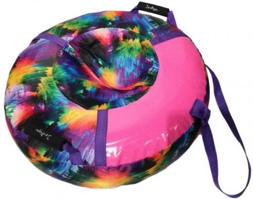 Ватрушка 60 см Северное сияние фиолетовый/розовый SM-251 24219 фото 5 Ватрушка 60 см Северное сияние фиолетовый/розовый SM-251 24219 фото 5