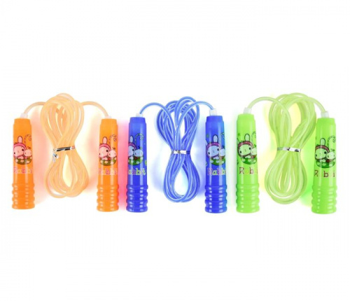 Скакалка 2,5 м ПВХ шнур микс 996166 Скакалка 2,5 м ПВХ шнур микс 996166