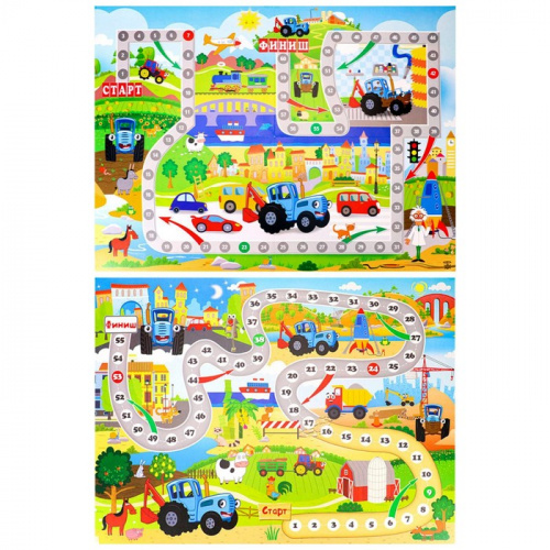 Игра-ходилка "Синий трактор" ИН-5776 7456203 фото 5