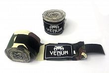 Бинты боксерские 3 м х/б + эластан камуфляж 01202 Venum