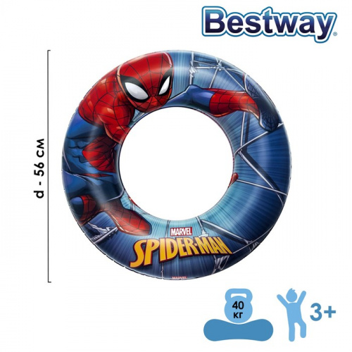 Круг надувной 56 см (3-6) Spider-Man 98003 694251 267394 фото 2