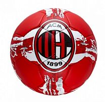 Мяч футбольный №5 AC Milan красно-белый 03308