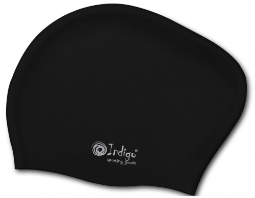 Шапочка для плавания SC 800/802 для длин.волос Черный Indigo силикон 18474 Шапочка для плавания SC 800/802 для длин.волос Черный Indigo силикон 18474