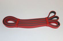 Эспандер-кольцо замкнутое 2,08м х 4,5мм х 1,3см красно-серый 15 кг "Растяжка" 995900