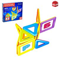 Конструктор магнитный "Magical Magnet" 20 деталей 32х28 см 3568155