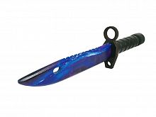 Макет ножа Штык-нож фанера М9 V2 6 мм Волны сапфира 0037 998504