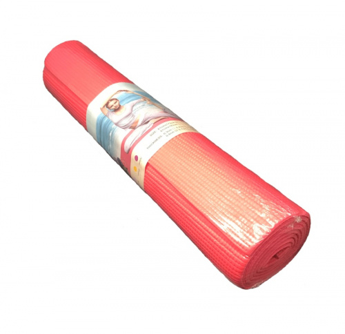 Коврик для йоги 0,8х61х173 см коралловый Yoga mat 0754