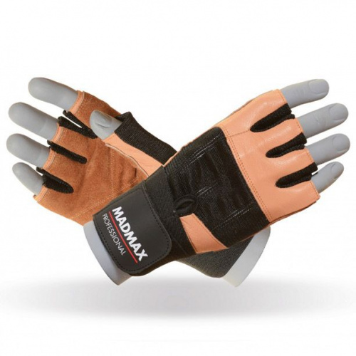 Перчатки мужские S Professional MFG269 корич/черный MadMax 997182