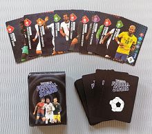 Карты 54 шт пластик 32 мкр Футболисты World Football Stars 996007
