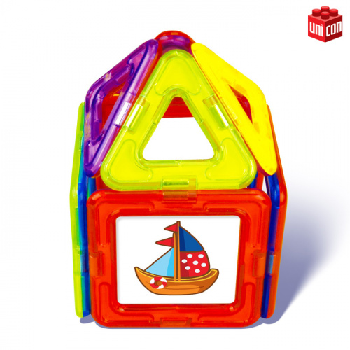 Конструктор магнитный "Magical Magnet" 20 деталей 32х28 см 3568155 фото 2