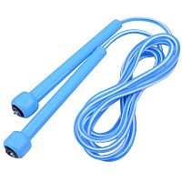 Скакалка 2,6 м ПВХ шнур сине-белая 35051 361759